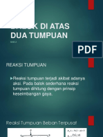 02 Balok Di Atas Dua Tumpuan