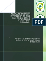 Internship Perpisahan RS Sari Asih & Puskesmas Cipondoh