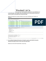 Wireshark Lab 3a: The Header Only Contains 4 Fields: The Source Port, Destination Port, Length, and Checksum