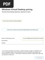 Windows Virtual Desktop Pricing - Microsoft Azure