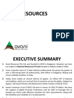 Avani Resources Corporate Presentation