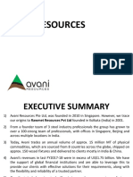 Avani Resources Executive Summary/TITLE