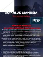 Evolusi Manusia di Antara Makhluk Lain