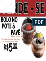 placa vende bolo e pave