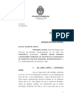 Dictamen de Fiscalía de Estado sobre Vialidad