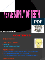 Nerve Supply of Teeth