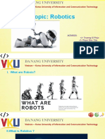 Topic: Robotics: Vietnam - Korea University of Information and Communication Technology