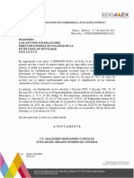 Ingeniero Luis Antonio Posada Flores Director General de Vialidad de La Secretaría de Movilidad Presente