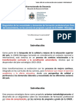 Diagnóstico de Necesidades y Demandas. Presentación para El 270120