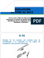 Resolucion 0386 de 2012