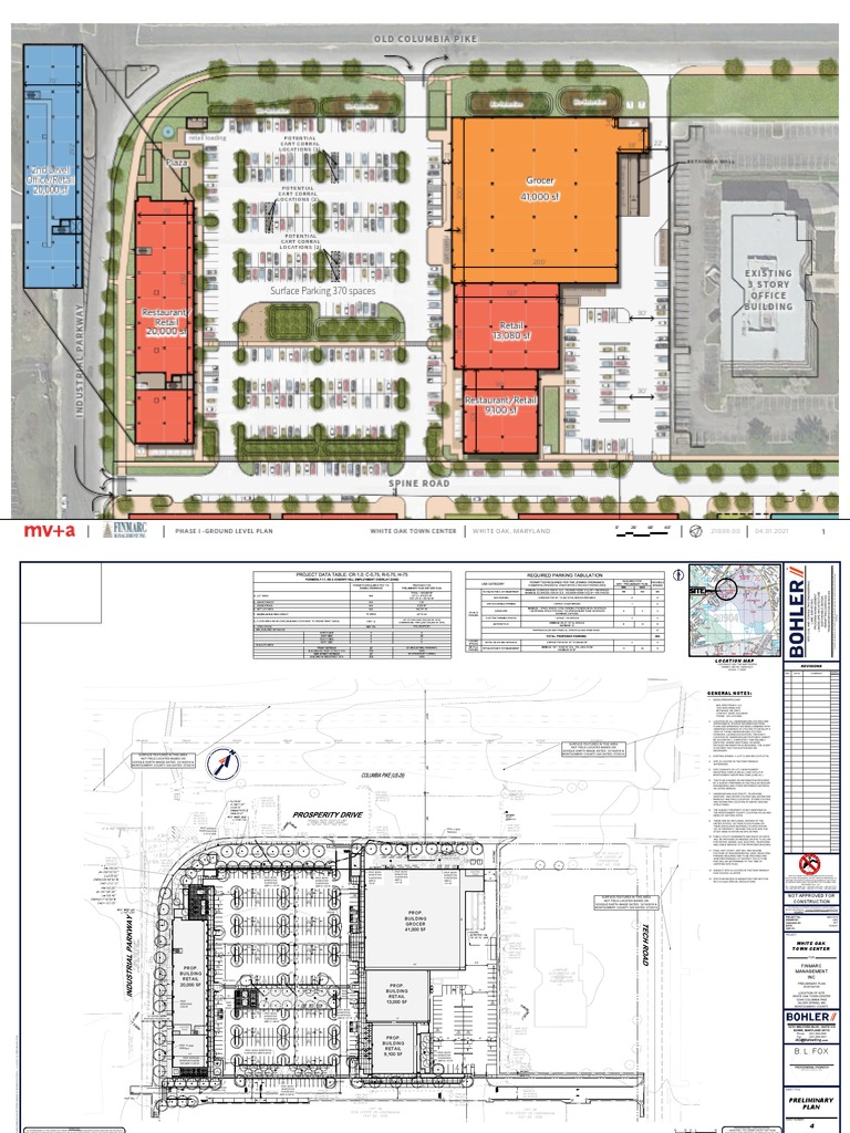 White Oak Town Center Site Plan Presentation | PDF | Urban | Real ...