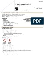 Hoja de Datos de Seguridad 54SG Polvo Español