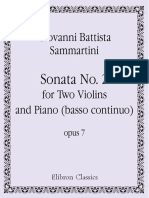 Sammartini - Violin Sonata No.2 For 2 Violins