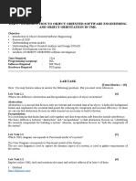 Name: Muqadas Hassan SAP Id: 2570 Lab 1 - Introduction To Object Oriented Software Engineering and Object Orientation in Uml