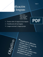 Origen y Clasificación de Las Lenguas Power Point2