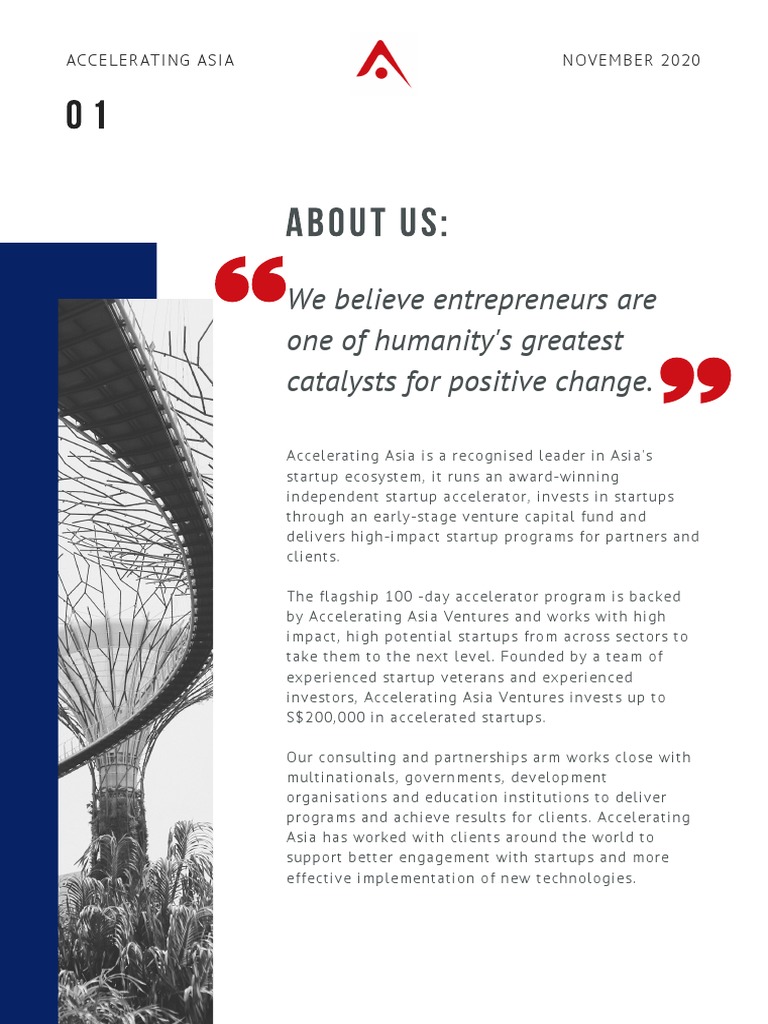 About Us We Believe Entrepreneurs Are One of Humanity's Greatest