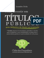 Sumario Livro ComoInvestir TitulosPublicos