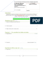 Exam GBD 2020 21 Feuille Reponses