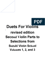 Duets For Violins: Revised Edition