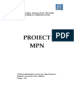 Proiect MPN 