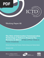 Working Paper 88: The Role of Information Communication Technology To Enhance Property Tax Revenue in Africa