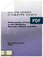 Sex and Gender in The Philippine Society A Discussion of Issues