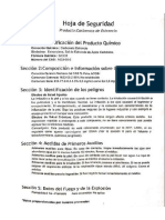 Hoja de Seguridad Carbonato de Estroncio