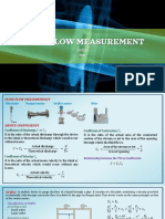 2.2 Fluid Flow Measurement - Orifice and Weir