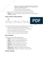 Doubly Linked List Representation