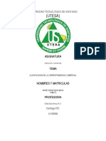 Clasificacion de La Correspondencia Comercial