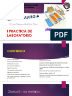 I Practica de Laboratorio de Hidrometalurgia