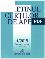 Buletinul Curtilor de Apel NR 4-2019