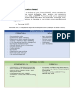 CPD Action Plan for Digital Marketing Career Progress