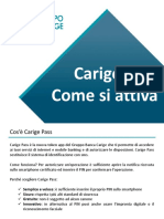 Guida Carige Pass Completa