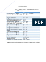 Calendario Académico 2021-II