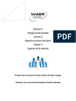 Módulo 8 Obligaciones Fiscales Unidad 2 Relación Jurídico-Tributaria Sesión 4 Sujetos de La Relación