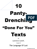 10 Panty-Drenching Texts: "Done For You"