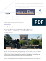 Defective Liens - Valid After All