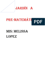 Pre - MATEMATICAS 20 Jardin