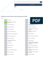 Datas Comemorativas 2021 - Todas As Datas Comemorativas de 2021 - Calendarr