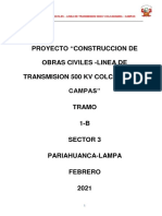 Memoria Descriptiva - Proyecto 500kv Colcabamba-Campas