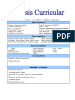 Curriculum Francisco