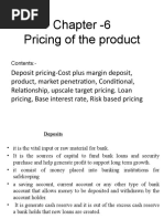 Chapter - 6 Pricing of The Product