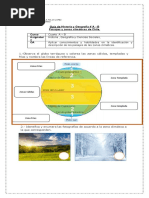 Paisajes y Zonas Climáticas de Chile 4°A - B
