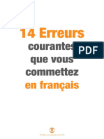 14 Erreurs Courantes Parlez Vous French.com