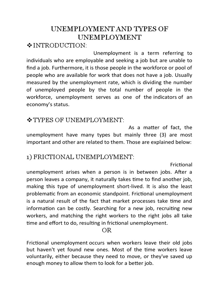 3-unemployment-and-types-of-unemployment-pdf-business-cycle