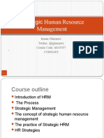 Strategic Human Resource Management: Imran Ghaznavi Twitter: @ighaznavi Course Code: MGT557 Comsats