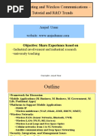 Mobile Computing and Wireless Communications - Short Tutorial and R&D Trends