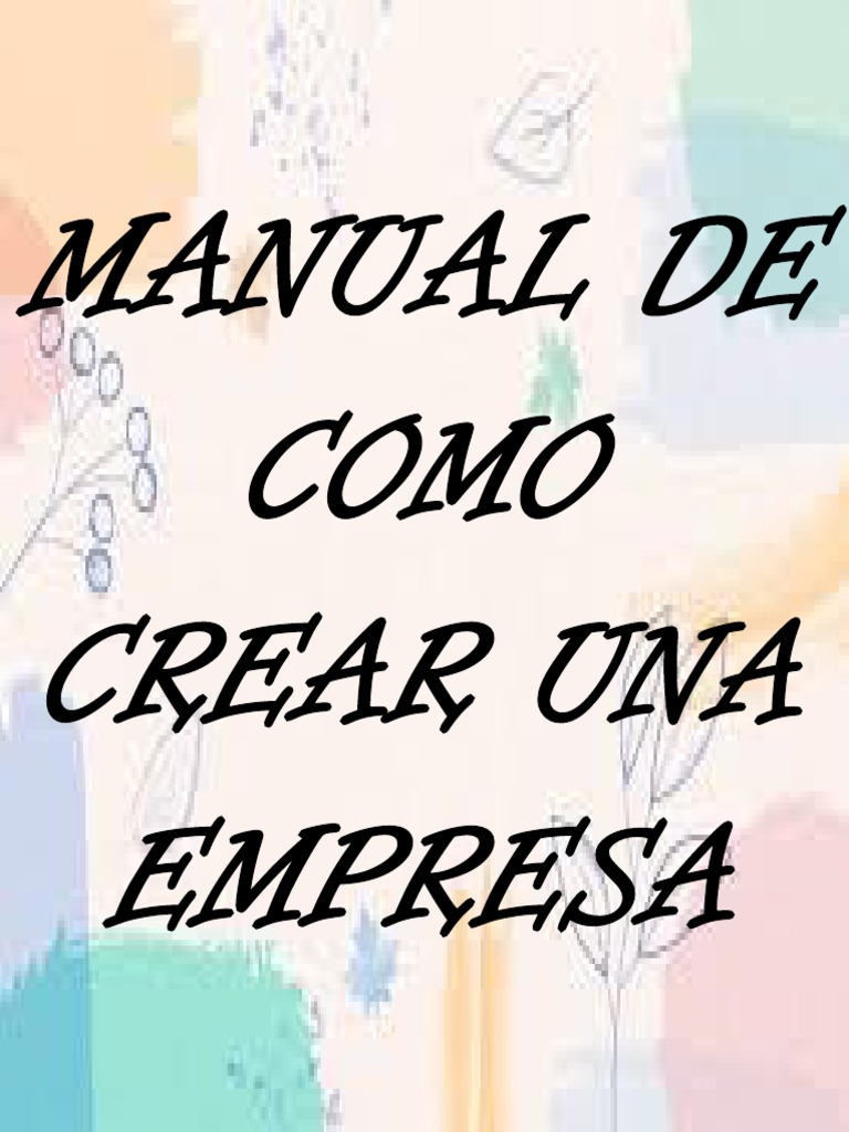 Manual para Crear Una Empresa | PDF | Empresas | Cliente
