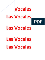 Las Vocales